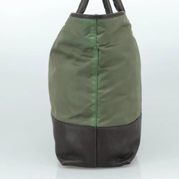 PRADA Tote Bag Nylon Leather 2way Khaki - Picture 3 of 15
